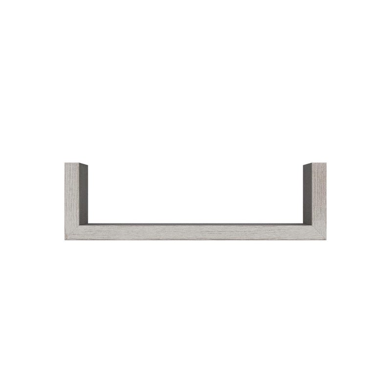 Greenco Set of 3 Floating â€œUâ€ Shelves, Easy-to-Assemble Floating Wall Mount Shelves for Bedrooms and Living Rooms, Rustic Finish - Image 4